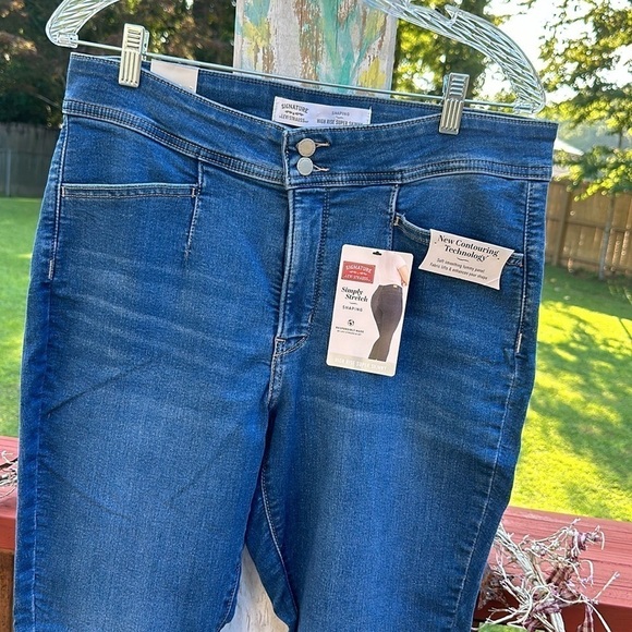 🧨NWT! Levi’s High-Rise Super Skinny Jeans stretch modern size14/ 32W - Picture 3 of 12